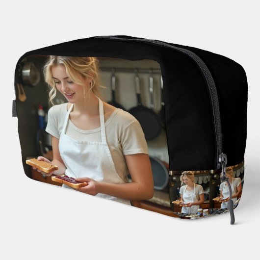 Peanutbutter and Jelly Sandwich Custom Toilettasje (Rechterhoek)