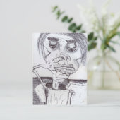 Peanuthead Vs. Reflux Briefkaart (Staand voorkant)