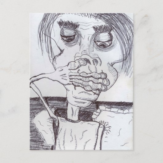 Peanuthead Vs. Reflux Briefkaart (Voorkant)