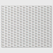 Peanuts | 3 persoons sneeuwman cadeaupapier (Vlak)