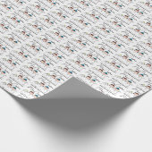 Peanuts | 3 persoons sneeuwman cadeaupapier (Hoek)