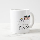 Peanuts | 3 persoons sneeuwman grote koffiekop (Voorkant rechts)