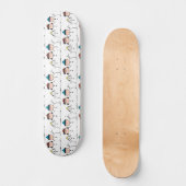 Peanuts | 3 persoons sneeuwman persoonlijk skateboard (Voorkant)
