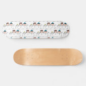Peanuts | 3 persoons sneeuwman persoonlijk skateboard (Horizontaal)
