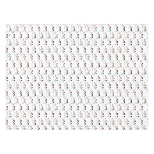 Peanuts | 3 persoons sneeuwman tafelkleed (Voorkant (Horizontaal))