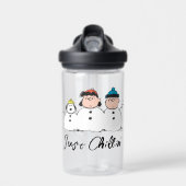 Peanuts | 3 persoons sneeuwman waterfles (Voorkant)