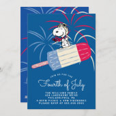 Peanuts 4 juli picknick feestdagenkaart (Voorkant / Achterkant)