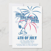 Peanuts 4 juli Star Spangled Fun Feestdagenkaart (Voorkant)