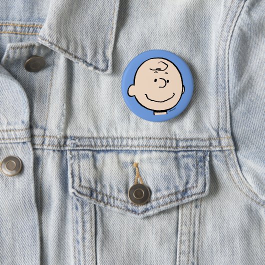 Peanuts | A Charlie Brown Smile Ronde Button 5,7 Cm (In situ)