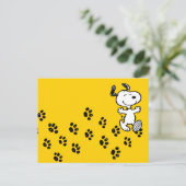 Peanuts | Afdrukpad Snoopy Paw Briefkaart (Staand voorkant)