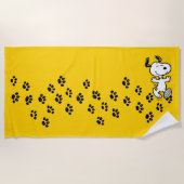 Peanuts | Afdrukpad Snoopy Paw Strandlaken (Voorkant)