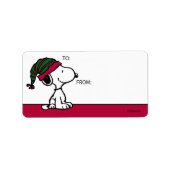 Peanuts | Alle afsnijdsels cadeau Label (Voorkant)