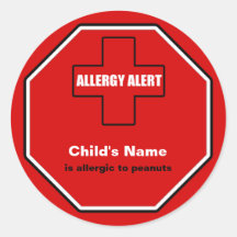 Peanuts Allergie Medische Alert Aangepaste SML Sti