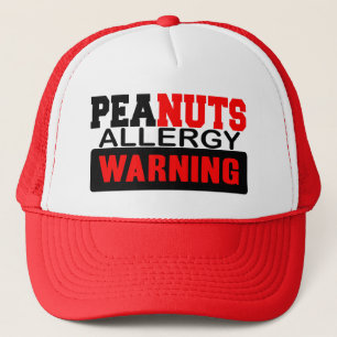 Peanuts Allergy Warning Trucker Pet