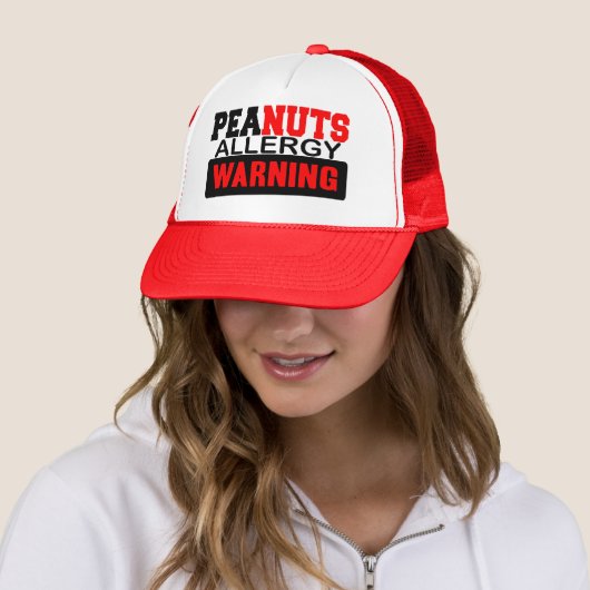 Peanuts Allergy Warning Trucker Pet (In situ)