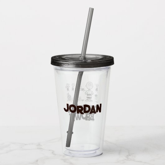 Peanuts | Always Charlie Brown Acryl Drinkbeker (Achterkant)