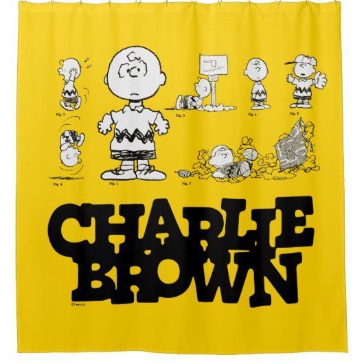 Peanuts | Always Charlie Brown Douchegordijn (Voorkant)