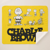Peanuts | Always Charlie Brown Sherpa Deken (Voorkant (horizontaal))