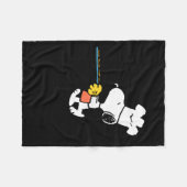 Peanuts Baking Cookies Fleece Deken (Voorkant (Horizontaal))