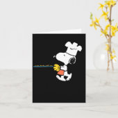 Peanuts Baking Cookies  Kaart (Gele Bloem)