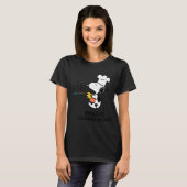 Peanuts Baking Cookies  T-shirt (Voorkant volledig)