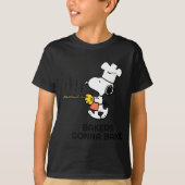 Peanuts Baking Cookies T-shirt (Voorkant)