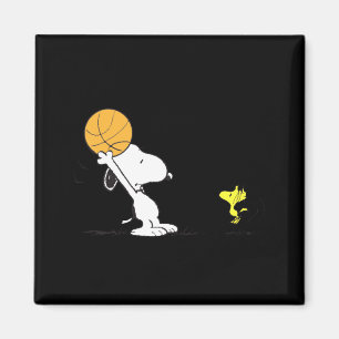 Peanuts basketbal t-shirt magneet