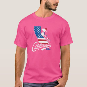 Peanuts - Beagle Scouts California Vlag van de Ame T-shirt