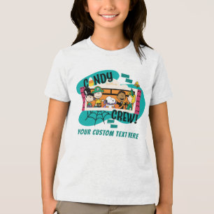 Peanuts-bende Candy Crew Halloween Tri-Blend Shirt