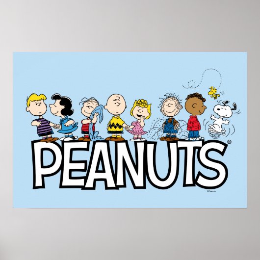 Peanuts-bende groepsopstelling poster (Voorkant)