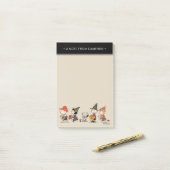 Peanuts-bende Happy Halloween-optocht Post-it® Notes (Op bureau)