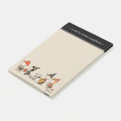 Peanuts-bende Happy Halloween-optocht Post-it® Notes (Schuin)