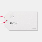 Peanuts | Boerderij Verse kerstbomen Cadeaulabel (Achterkant Horizontaal)