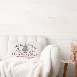 Peanuts   Boerderij Verse kerstbomen Kussen