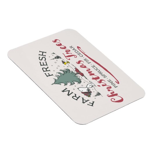 Peanuts | Boerderij Verse kerstbomen Magneet (Rechterzijde)