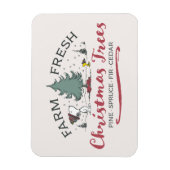 Peanuts | Boerderij Verse kerstbomen Magneet (Verticaal)