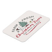 Peanuts | Boerderij Verse kerstbomen Magneet (Linkerzijde)