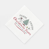 Peanuts | Boerderij Verse kerstbomen Servet (Hoek)