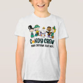 Peanuts Candy Crew Halloween Bende Tri-Blend Shirt (Voorkant)