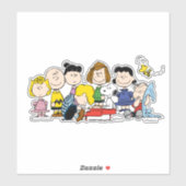 Peanuts | Charlie Brown and Gang Sticker (Vel)