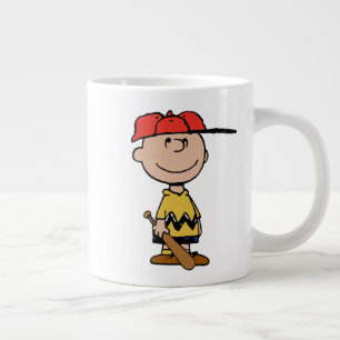 Peanuts   Charlie Brown Baseball Smile Grote Koffiekop