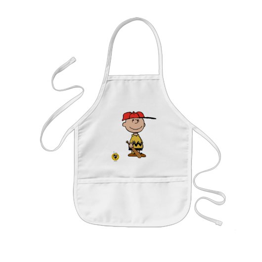 Peanuts | Charlie Brown Baseball Smile Kinder Schort (Voorkant)