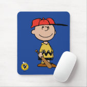 Peanuts | Charlie Brown Baseball Smile Muismat (Met muis)