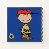 Peanuts | Charlie Brown Baseball Smile Notitieboek (Achterkant)