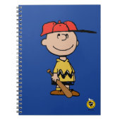 Peanuts | Charlie Brown Baseball Smile Notitieboek (Voorkant)