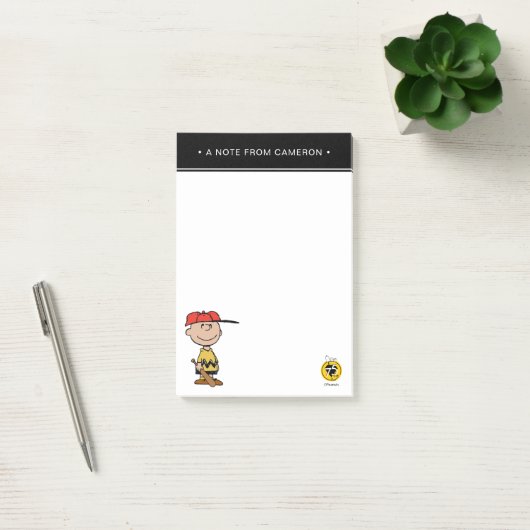 Peanuts | Charlie Brown Baseball Smile Post-it® Notes (Kantoor)