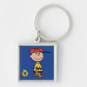 Peanuts | Charlie Brown Baseball Smile Sleutelhanger (Voorkant)