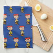 Peanuts | Charlie Brown Baseball Smile Theedoek (Quarter Fold)