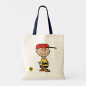 Peanuts | Charlie Brown Baseball Smile Tote Bag (Achterkant)