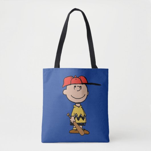 Peanuts | Charlie Brown Baseball Smile Tote Bag (Voorkant)